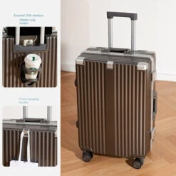 20 Inch Suitcases With USB,Cup Holder Travel Suitcases Offers With -Samsonite || American Tourister || Travelpro Sales 20 inch Suitcases with USB Cup Holder Travel Suitcases Offers with Wheels Carry On Travel Luggage.jpg 640x640 65b81968 b3bb 48ed 8ed5 7d37c78bad3f