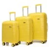 3 Pcs 20/24/28 Inch Travel Suitcase On Wheels Rolling Luggage Case