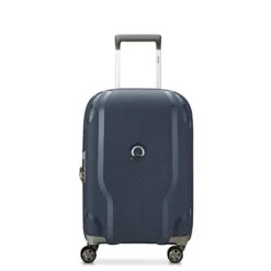 DELSEY Paris Clavel Hardside Expandable Luggage With Spinner Wheels, Blue Jean, Carry-On 19 Inch