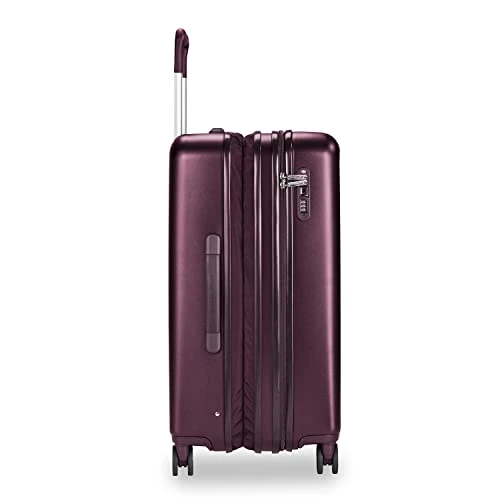 Briggs & Riley Sympatico Hardside Medium Spinner Luggage, Plum, 27-Inch Checked 9 Briggs & Riley Sympatico Hardside Medium Spinner Luggage, Plum, 27-Inch Checked - Image 9
