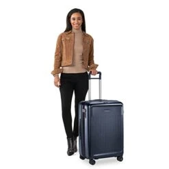 Briggs & Riley Sympatico Hardside Medium Spinner Luggage, Matte Navy, 27-Inch Checked 23 Briggs & Riley Sympatico Hardside Medium Spinner Luggage, Matte Navy, 27-Inch Checked -Samsonite || American Tourister || Travelpro Sales 31LHeYS0VKL