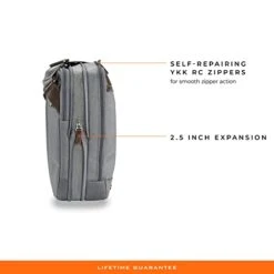 Briggs & Riley @ Work-Expandable Crossbody, Grey, One Size 13 Briggs & Riley @ Work-Expandable Crossbody, Grey, One Size -Samsonite || American Tourister || Travelpro Sales 31Ufd0MhMvL