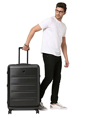 HEYS EZ Access 2.0 Range Charcoal Color Hard Large Luggage, Silver, Luggage 3 HEYS EZ Access 2.0 Range Charcoal Color Hard Large Luggage, Silver, Luggage - Image 3