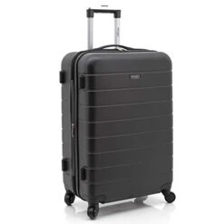 Wrangler Smart Luggage Set With Cup Holder And USB Port, Black, 3 Piece Set -Samsonite || American Tourister || Travelpro Sales 31Uv7dBsSvL