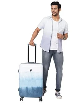 HEYS TIE-DYE Blue Rang Blue Color Case Large Size, Blue, 26", Luggage -Samsonite || American Tourister || Travelpro Sales 31V6P1wZvqL