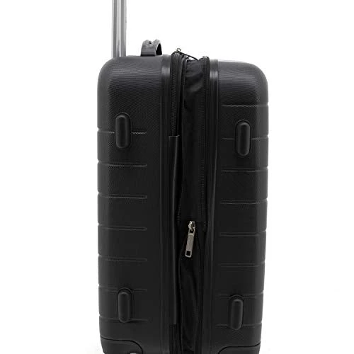 Wrangler Smart Luggage Set With Cup Holder And USB Port, Black, 20-Inch Carry-On 6 Wrangler Smart Luggage Set With Cup Holder And USB Port, Black, 20-Inch Carry-On - Image 6