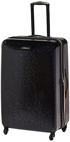 American Tourister Belle Voyage Hardside Luggage With Spinner Wheels, Black, Checked-Medium 25-Inch