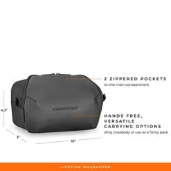 Briggs & Riley Vertical Crossbody, Black -Samsonite || American Tourister || Travelpro Sales 31lh7QiVO2L