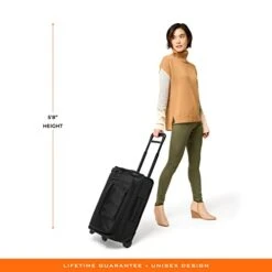 Briggs & Riley Global 2-Wheel Carry-On Duffle, Black 15 Briggs & Riley Global 2-Wheel Carry-On Duffle, Black -Samsonite || American Tourister || Travelpro Sales 31wNOTzQBeL