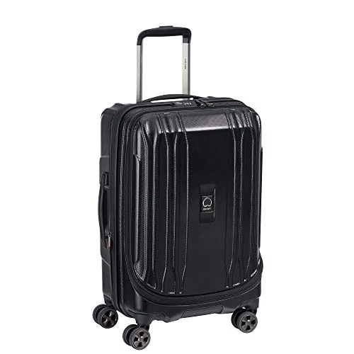 DELSEY Paris Eclipse DLX Expandable Luggage With Spinner Wheels, Black, Carry-on 21 Inch 1 DELSEY Paris Eclipse DLX Expandable Luggage With Spinner Wheels, Black, Carry-on 21 Inch