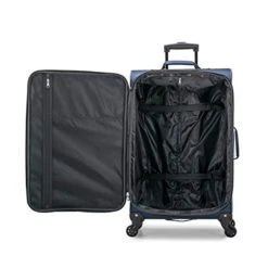 U.S. Traveler Aviron Bay Expandable Softside Luggage With Spinner Wheels, Navy, 2-Piece Set -Samsonite || American Tourister || Travelpro Sales 410GKjk01wL