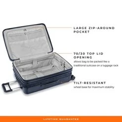 Briggs & Riley Sympatico Hardside Medium Spinner Luggage, Matte Navy, 27-Inch Checked 35 Briggs & Riley Sympatico Hardside Medium Spinner Luggage, Matte Navy, 27-Inch Checked -Samsonite || American Tourister || Travelpro Sales 411nTDWEaxL