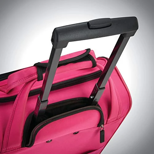 American Tourister 4 Kix Expandable Softside Luggage, Pink, Underseater 3 American Tourister 4 Kix Expandable Softside Luggage, Pink, Underseater - Image 3