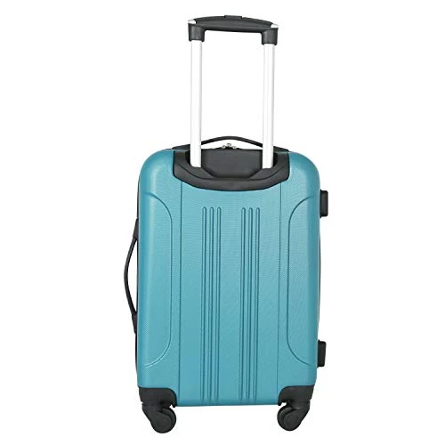 Travelers Club Chicago Hardside Expandable Spinner Luggage, Teal, 20" Carry-On 8 Travelers Club Chicago Hardside Expandable Spinner Luggage, Teal, 20" Carry-On - Image 8