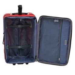 Travelers Club Skyview II Softside Luggage Set, Red, 6-Piece -Samsonite || American Tourister || Travelpro Sales 416GjA288fL