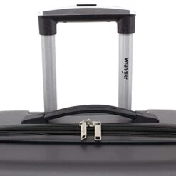 Wrangler Smart Luggage Set With Cup Holder And USB Port, Black, 3 Piece Set -Samsonite || American Tourister || Travelpro Sales 417jD7BAa1L