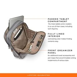 Briggs & Riley @ Work-Expandable Crossbody, Grey, One Size 14 Briggs & Riley @ Work-Expandable Crossbody, Grey, One Size -Samsonite || American Tourister || Travelpro Sales 419XQizgc1L