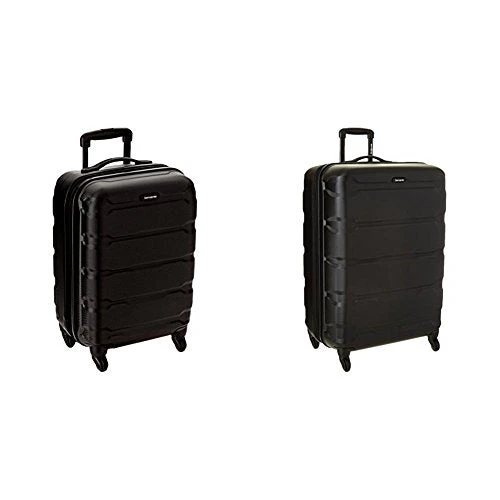 Samsonite Omni PC Hardside Spinner Set (20"/28"), Black -Samsonite || American Tourister || Travelpro Sales