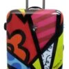 Heys USA Luggage Britto New Day 26 Inch Hard Side Suitcase, Multi-Colored, One Size