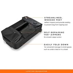 Briggs & Riley Wheeled Duffle, Black, Checked-Medium 27-Inch 33 Briggs & Riley Wheeled Duffle, Black, Checked-Medium 27-Inch -Samsonite || American Tourister || Travelpro Sales 41KKEcqr7SL