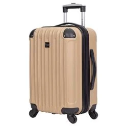Travelers Club Midtown Hardside 4-Piece Luggage Travel Set, Tan -Samsonite || American Tourister || Travelpro Sales 41LH0jhA80L