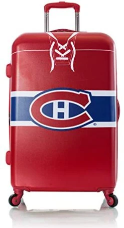 Heys America NHL Officially Licensed Wheeled Luggage (Montreal Canadiens, 26-Inch) -Samsonite || American Tourister || Travelpro Sales 41M 0j1MigL 65335502 37ab 4bc7 adc9 c68141889aa1