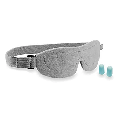 Briggs & Riley Deluxe Eye Mask, Grey 1 Briggs & Riley Deluxe Eye Mask, Grey