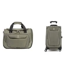 Travelpro Maxlite 5-Softside Expandable Spinner Wheel Luggage, Slate Green, 2-Piece Set (Tote/21)