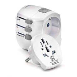 Briggs & Riley Worldwide Adaptor + USB, White