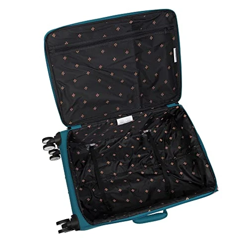 It Luggage Duo-Tone 3 Piece Softside 4 Wheel Spinner Set, Peach/Sea Teal, 3 Pc 3 It Luggage Duo-Tone 3 Piece Softside 4 Wheel Spinner Set, Peach/Sea Teal, 3 Pc - Image 3