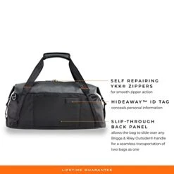 Briggs & Riley Woven Nylon Combined With Coated Fabric -Samsonite || American Tourister || Travelpro Sales 41Ve36KrZML