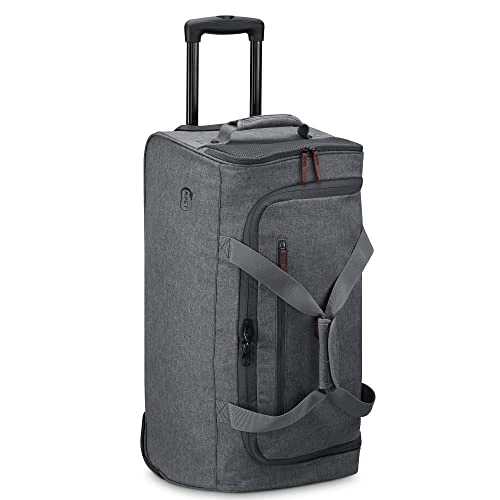 DELSEY Paris Maubert 2.0 Two Wheel Duffle Bag, Anthracite, 24 Inch 1 DELSEY Paris Maubert 2.0 Two Wheel Duffle Bag, Anthracite, 24 Inch