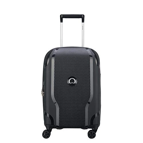 DELSEY Paris Clavel Hardside Expandable Luggage With Spinner Wheels, Black, Carry-On 19 Inch 1 DELSEY Paris Clavel Hardside Expandable Luggage With Spinner Wheels, Black, Carry-On 19 Inch