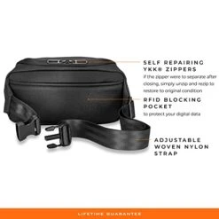 Briggs & Riley Vertical Crossbody, Black -Samsonite || American Tourister || Travelpro Sales 41knId09wCL