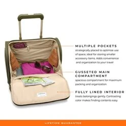 Briggs & Riley Cabin Spinner, Olive -Samsonite || American Tourister || Travelpro Sales 41llgIS o4L