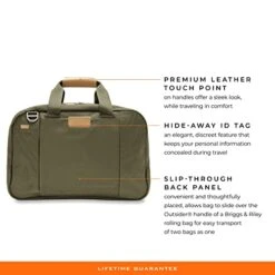 Briggs & Riley Executive Travel Duffle Bag, Olive 26 Briggs & Riley Executive Travel Duffle Bag, Olive -Samsonite || American Tourister || Travelpro Sales 41lvnAMEgqL