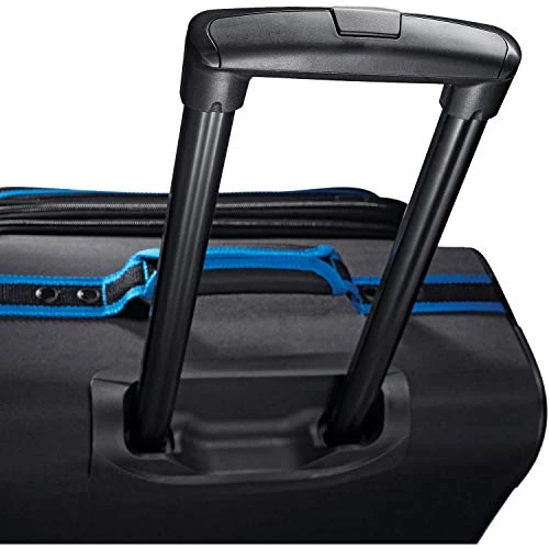 American Tourister Eclipse Softside Spinner Luggage (Black/Blue, 20 Inch) 6 American Tourister Eclipse Softside Spinner Luggage (Black/Blue, 20 Inch) - Image 6