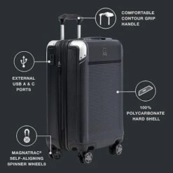 Travelpro Platinum Elite Hardside Expandable Spinner Wheel Luggage TSA Lock Hard Shell Polycarbonate Suitcase, Shadow Black, Carry-on 21-Inch 11 Travelpro Platinum Elite Hardside Expandable Spinner Wheel Luggage TSA Lock Hard Shell Polycarbonate Suitcase, Shadow Black, Carry-on 21-Inch -Samsonite || American Tourister || Travelpro Sales 41mctafDcvS 5d13f83d a175 4285 970d 9394c99a5d46