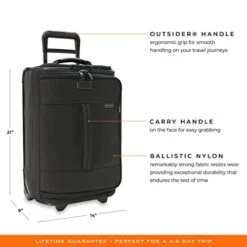 Briggs & Riley Global 2-Wheel Carry-On Duffle, Black 25 Briggs & Riley Global 2-Wheel Carry-On Duffle, Black -Samsonite || American Tourister || Travelpro Sales 41mkgW3trEL