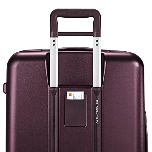 Briggs & Riley Sympatico Hardside Medium Spinner Luggage, Plum, 27-Inch Checked 11 Briggs & Riley Sympatico Hardside Medium Spinner Luggage, Plum, 27-Inch Checked - Image 11