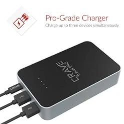 Crave Travel PRO Power Bank With 13400 MAh [Quick Charge QC 3.0 USB + Type C With PD] Portable Battery Charger -Samsonite || American Tourister || Travelpro Sales 41ppcCS9OQL