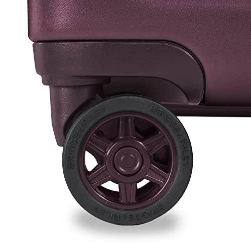 Briggs & Riley Sympatico Hardside Medium Spinner Luggage, Plum, 27-Inch Checked 6 Briggs & Riley Sympatico Hardside Medium Spinner Luggage, Plum, 27-Inch Checked - Image 6