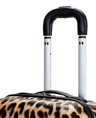 Rockland Safari Hardside Spinner Wheel Luggage, Leopard, Carry-On 20-Inch 2 Rockland Safari Hardside Spinner Wheel Luggage, Leopard, Carry-On 20-Inch - Image 2
