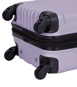 Travelers Club Midtown Hardside 4-Piece Luggage Travel Set, Lilac -Samsonite || American Tourister || Travelpro Sales 41vFFLKEbsS