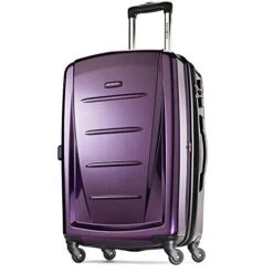 Samsonite Winfield 2 Hardside Luggage With Spinner Wheels, Purple, Carry-On 20-Inch