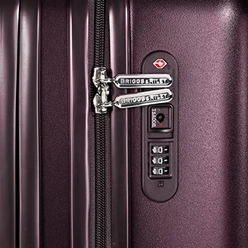 Briggs & Riley Sympatico Hardside Medium Spinner Luggage, Plum, 27-Inch Checked 13 Briggs & Riley Sympatico Hardside Medium Spinner Luggage, Plum, 27-Inch Checked - Image 13