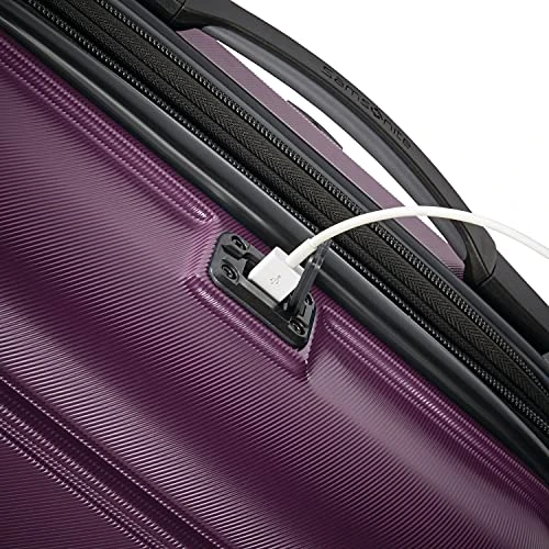 Samsonite Omni 2 Hardside Expandable Luggage With Spinner Wheels, Purple, Carry-On 20-Inch 6 Samsonite Omni 2 Hardside Expandable Luggage With Spinner Wheels, Purple, Carry-On 20-Inch - Image 6