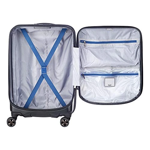 DELSEY Paris Eclipse DLX Expandable Luggage With Spinner Wheels, Black, Carry-on 21 Inch 4 DELSEY Paris Eclipse DLX Expandable Luggage With Spinner Wheels, Black, Carry-on 21 Inch - Image 4