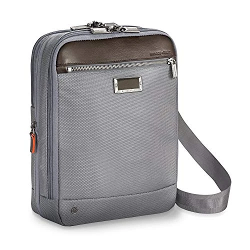 Briggs & Riley @ Work-Expandable Crossbody, Grey, One Size 1 Briggs & Riley @ Work-Expandable Crossbody, Grey, One Size