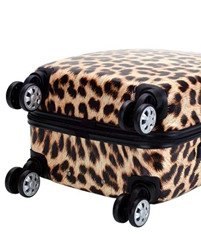 Rockland Safari Hardside Spinner Wheel Luggage, Leopard, Carry-On 20-Inch 6 Rockland Safari Hardside Spinner Wheel Luggage, Leopard, Carry-On 20-Inch - Image 6